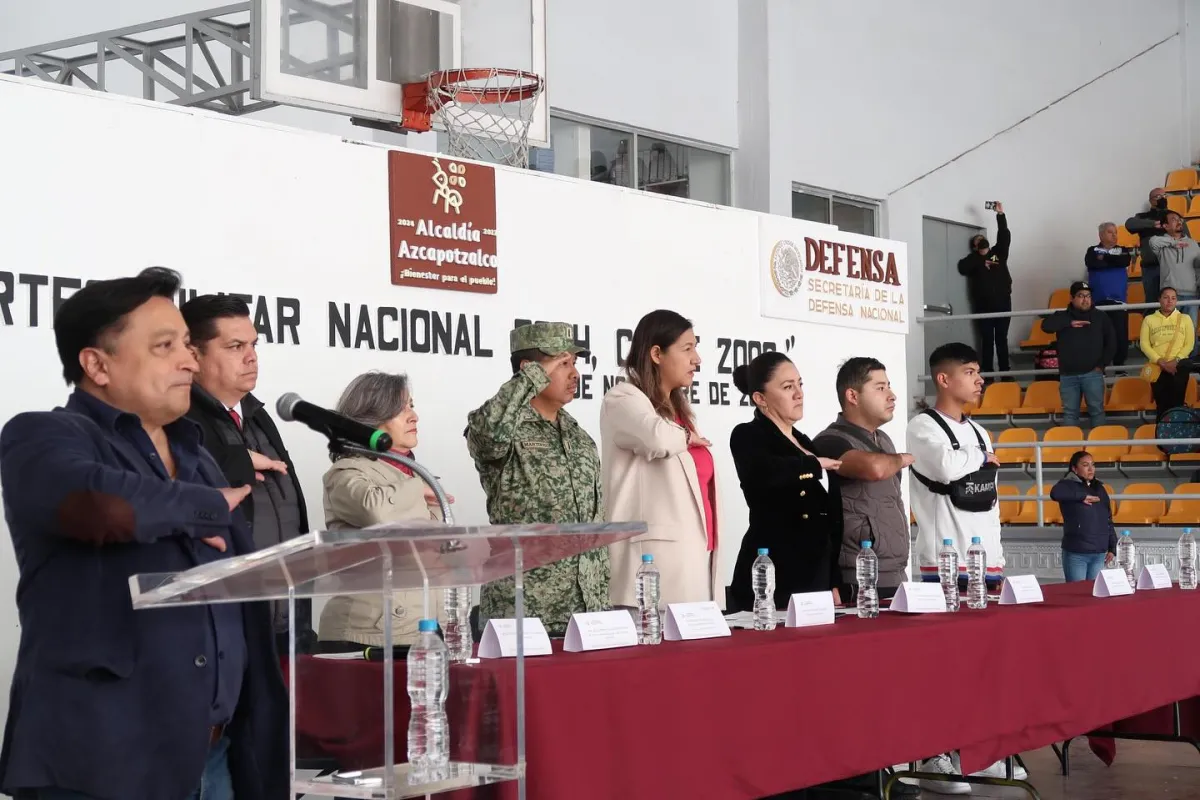 Esta mañana la alcaldesa Nancy Nuñez encabezó el Sorteo del Servicio Militar