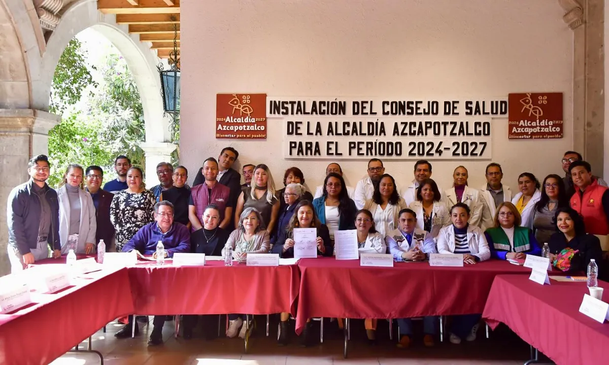 En #Azcapotzalco instalamos el Consejo de Salud 2024-2027